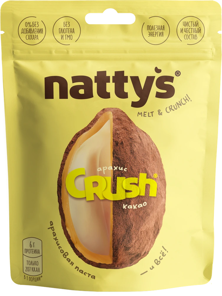 Nattys Crush Peanut 80 г