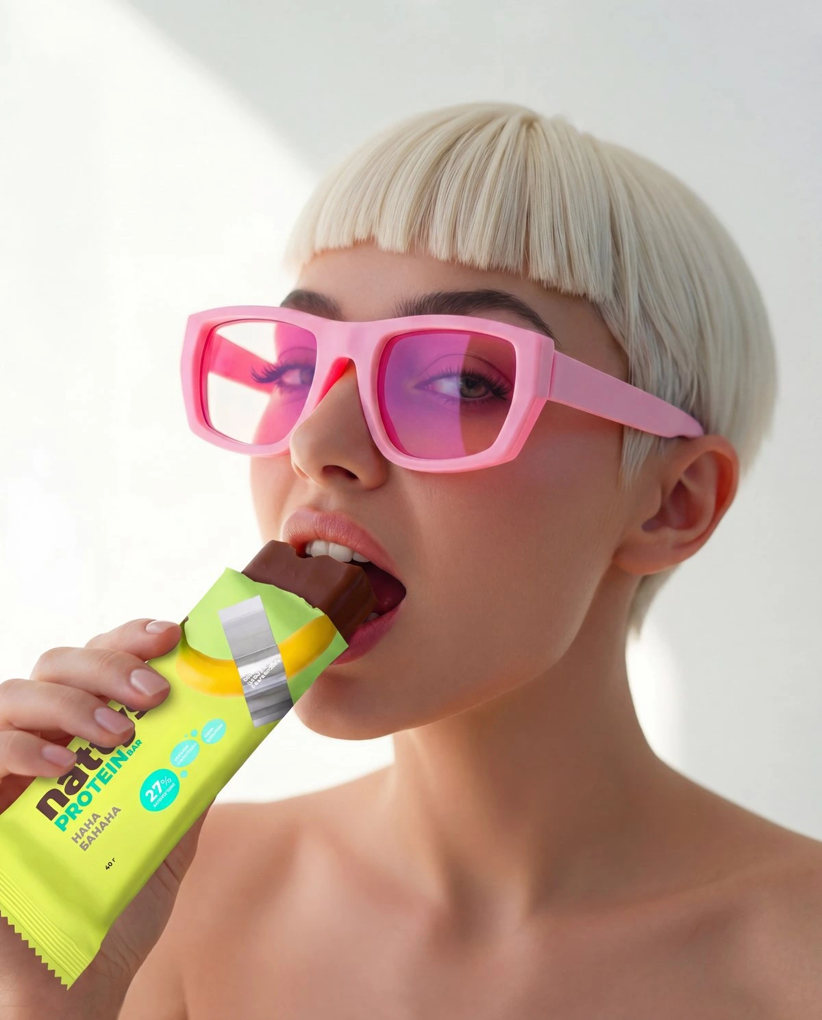 Nattys PRO Protein Bar Нана Банана