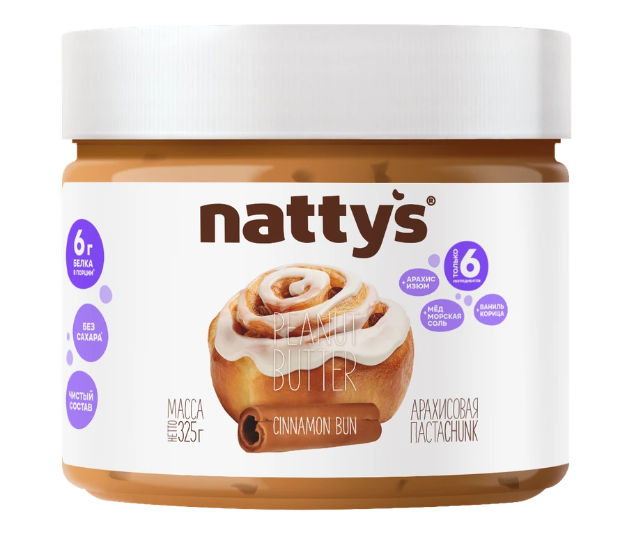 Арахисовая паста Cinnamon Bun