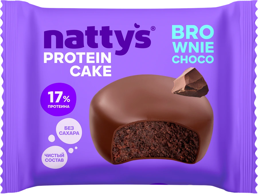 Nattys PROTEIN CAKE Brownie Choco