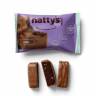Шоколадные батончики без сахара Nattys&Go! мини с арахисовой пастой и какао 20 гр, 18 шт
