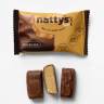 Шоколадные батончики без сахара Nattys&Go! мини с арахисовой пастой 20 гр, 18 шт