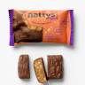 Шоколадные батончики без сахара Nattys&Go! мини с арахисовой хрустящей пастой 20 гр, 18 шт