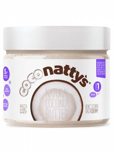 Кокосовая паста Nattys без добавок, 325 г