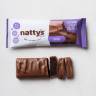 Шоколадные батончики Nattys&Go! с арахисовой пастой и какао 45 гр, 12 шт