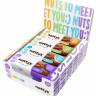 Шоколадные батончики Nattys&Go! ассорти с ореховыми пастами 45 гр, 12 шт