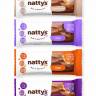 Шоколадные батончики Nattys&Go! ассорти с арахисовой пастой 45 гр, 12 шт