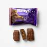 Шоколадные батончики без сахара Nattys&Go! мини с арахисом, карамелью и изюмом 20 гр, 18 шт